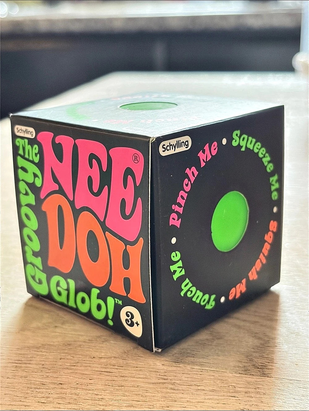 Schylling The Groovy NeeDoh Glob Fidget Toy in Green